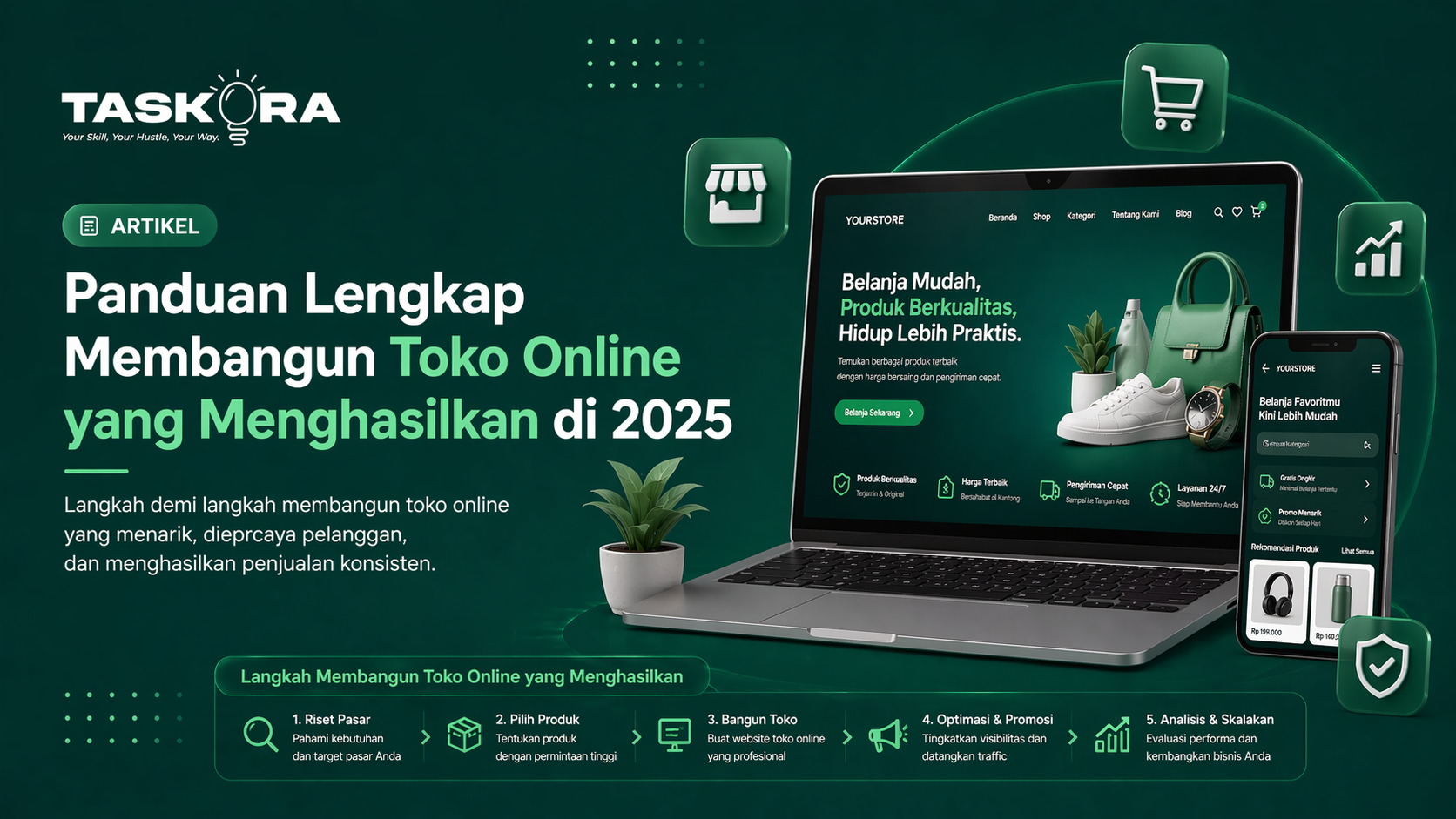 Panduan Lengkap Membangun Toko Online yang Menghasilkan di 2025