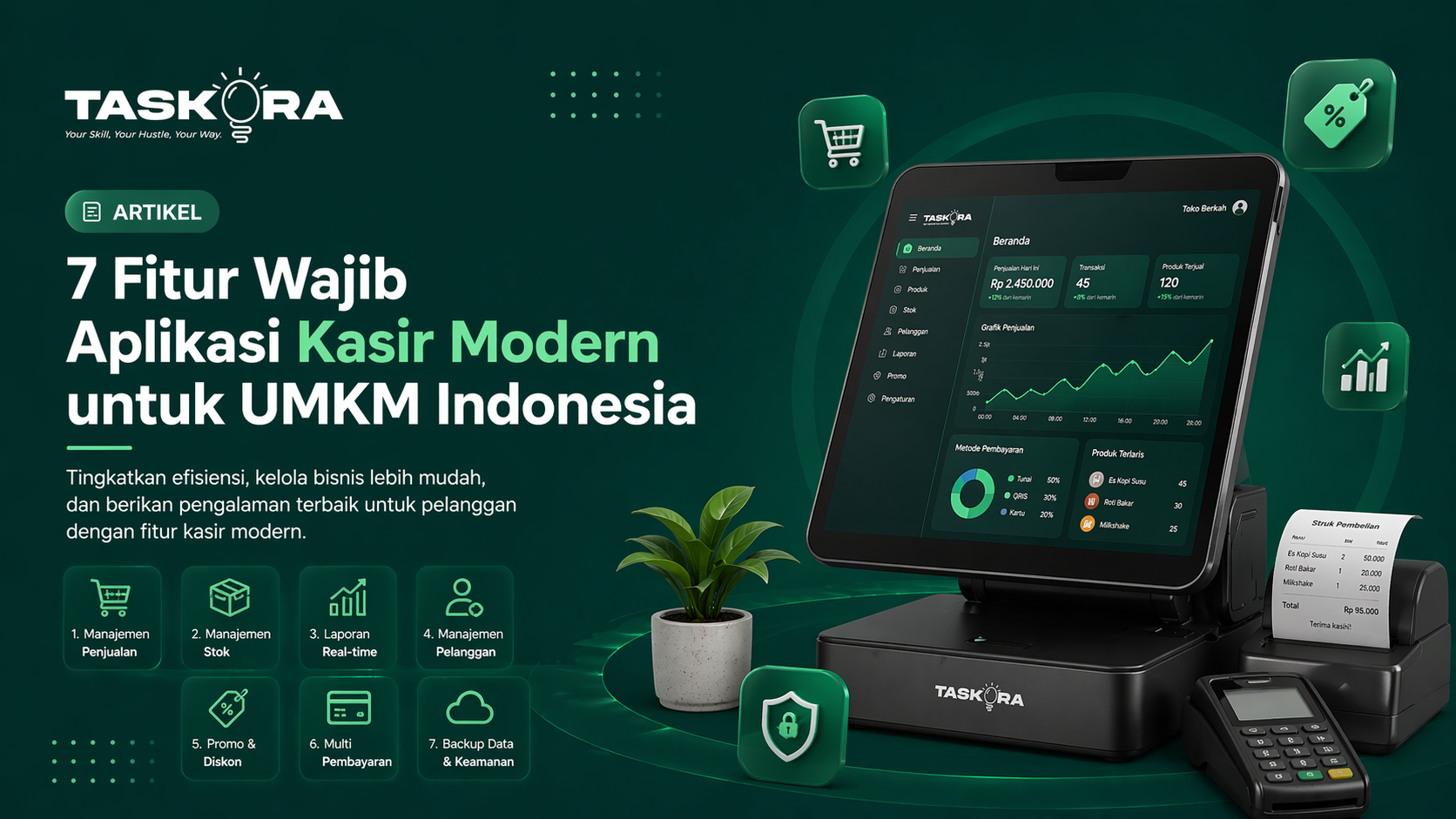 7 Fitur Wajib Aplikasi Kasir Modern untuk UMKM Indonesia