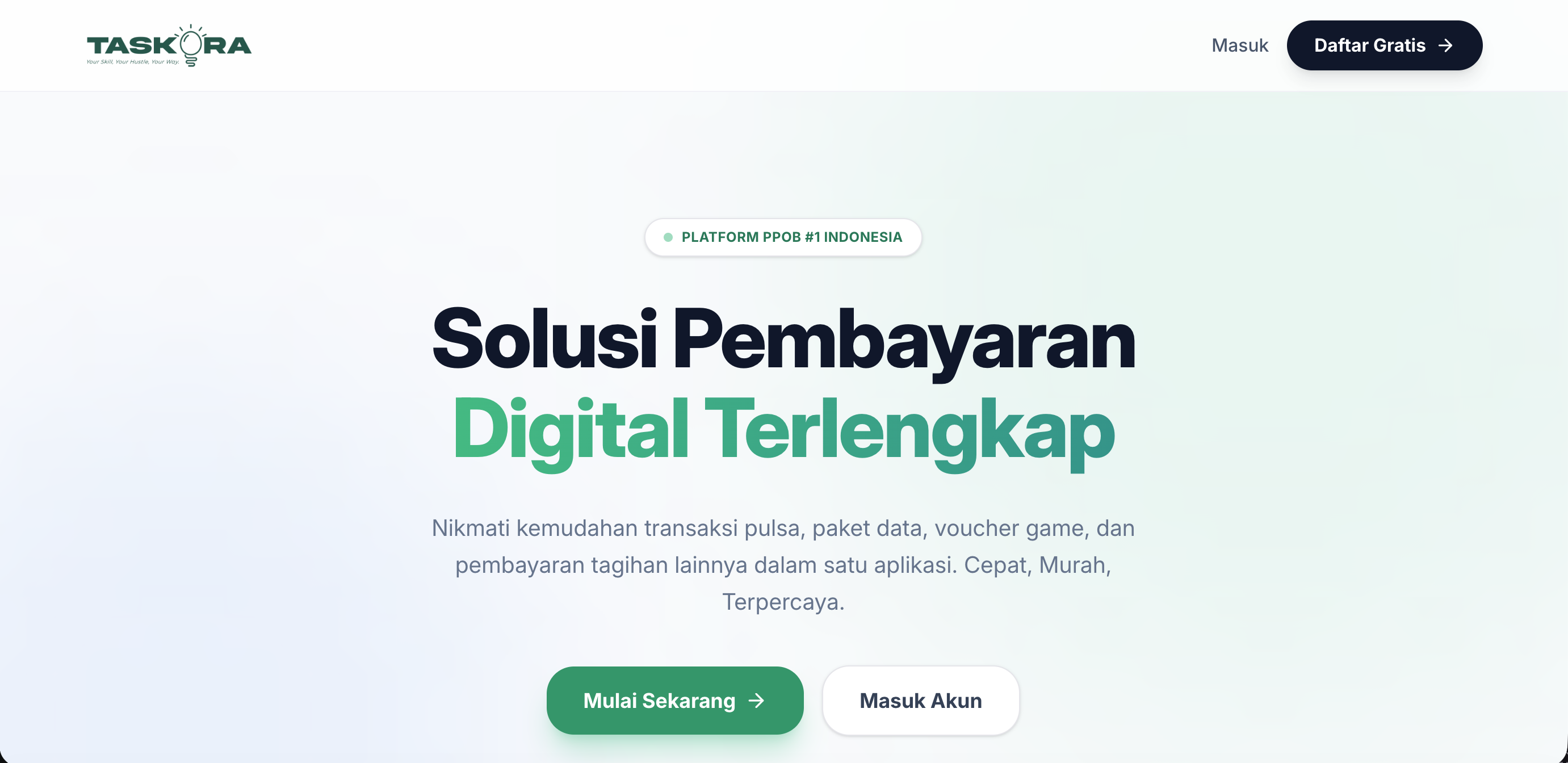 Aplikasi PPOB Taskora